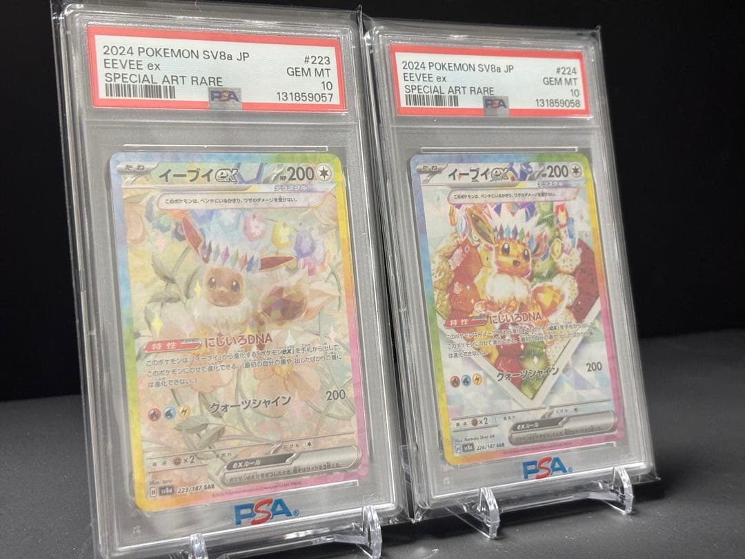 【PSA10 連番】イーブイex SAR テラスタルフェス