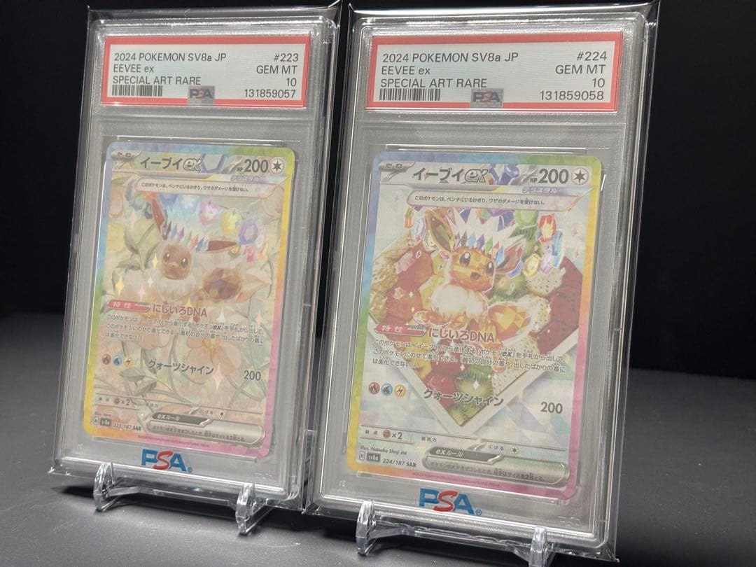 【PSA10 連番】イーブイex SAR テラスタルフェス