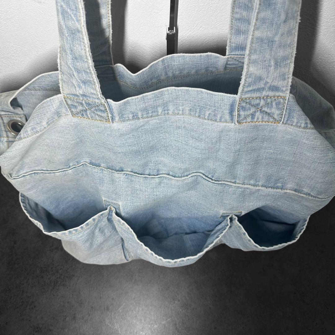 希少✨Carhartt デニム　ラージ　トートバッグ　2way ショルダーバッグ