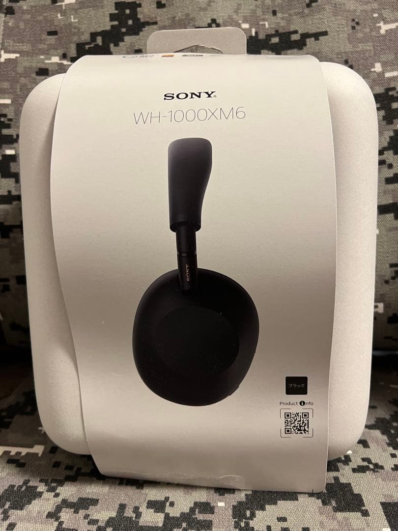 SONY WH-1000XM6 ブラック SONYストアの5年延長保証書同封
