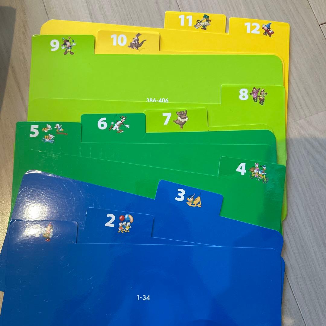 2018年トークアロングセットＱ＆Ａカード　両面デジタル　ディズニー英語システム