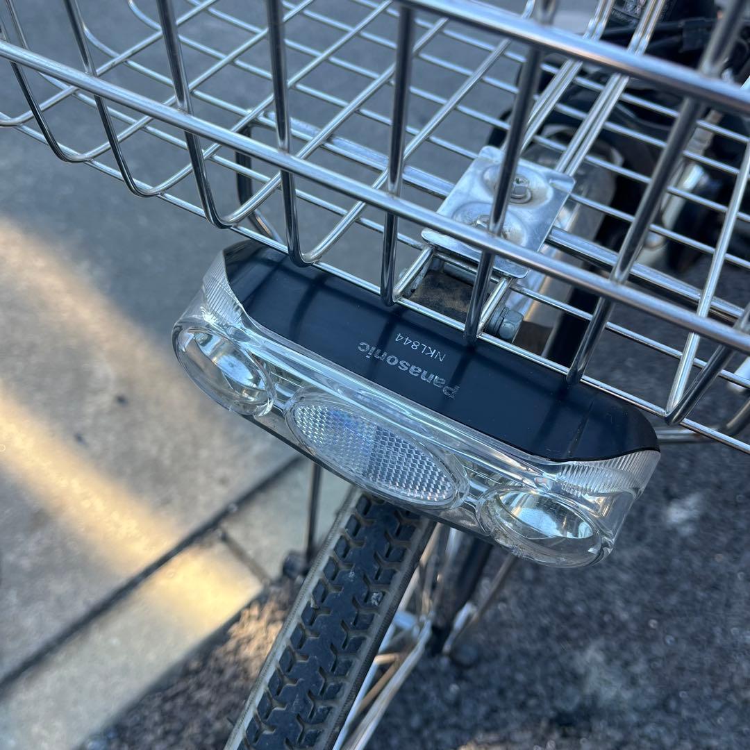 【引き取り限定】Panasonic 自転車 ビビ バディ 26インチ 前カゴ付