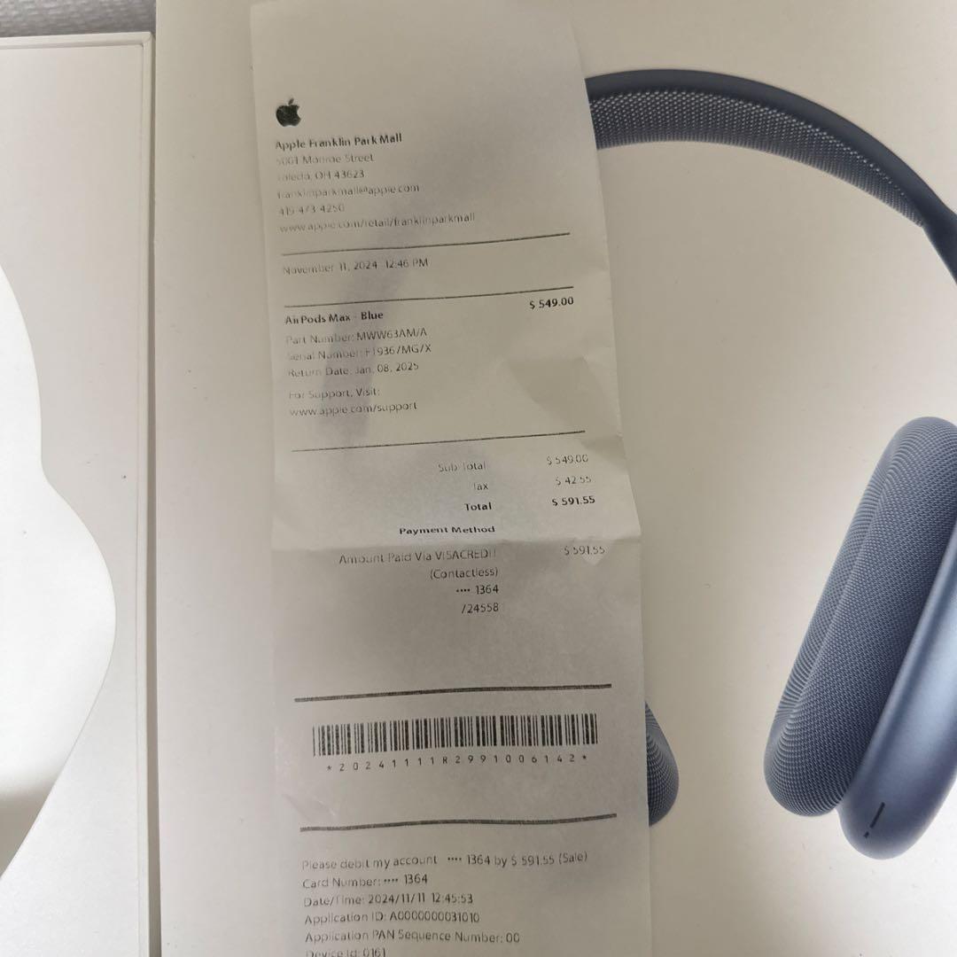 AirPods Max ブルー