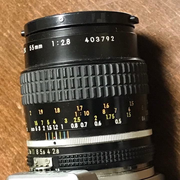 Nikon FE フィルム 一眼レフカメラ　55㎜と35～105㎜レンズなど一式