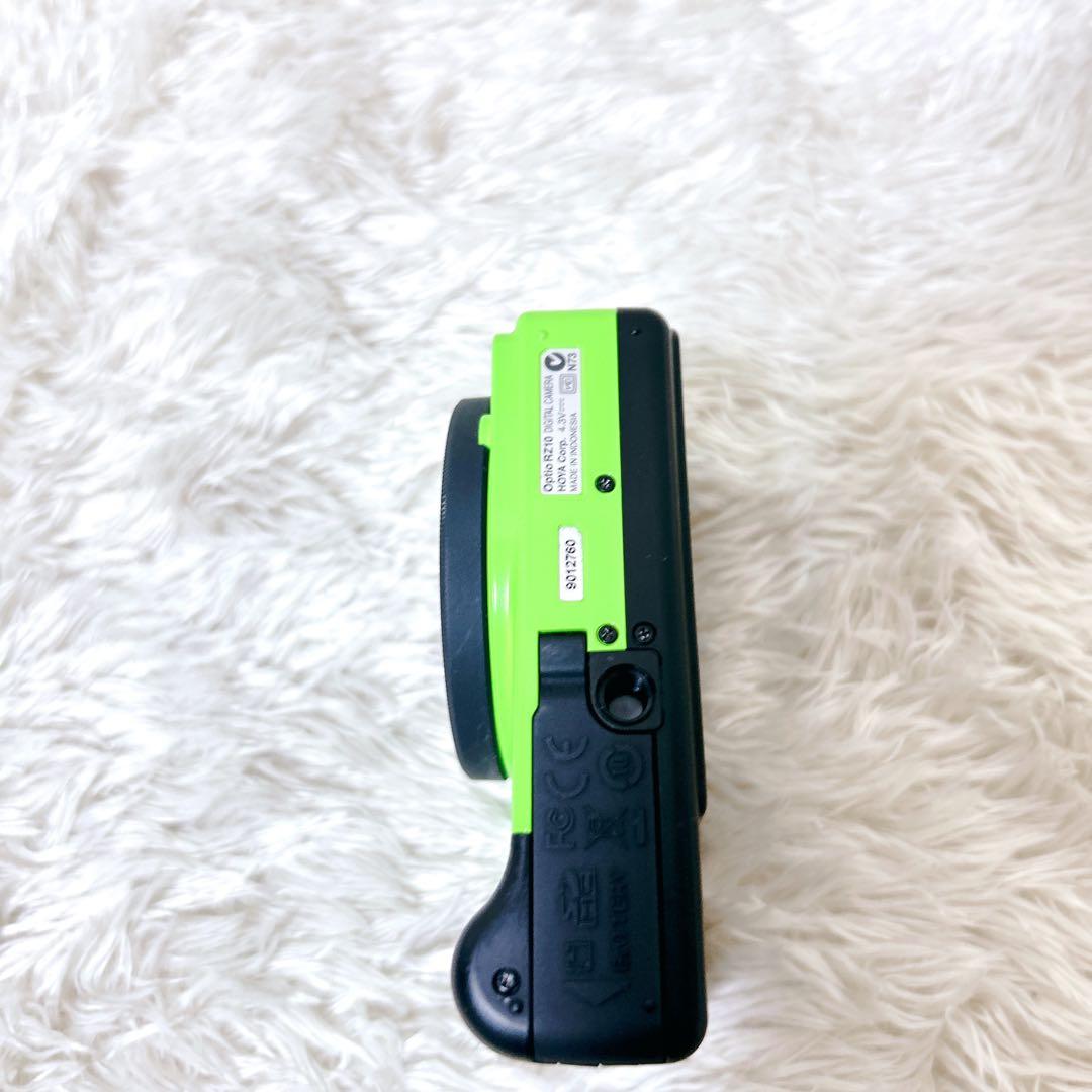 【可愛いコンデジ】PENTAX optio RZ10 ライムグリーン　動作確認済