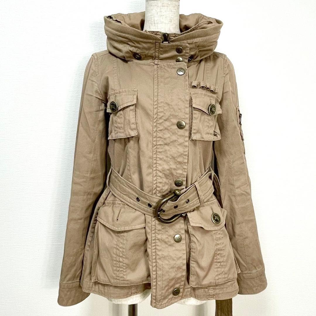 y2k✨️ BURBERRY BLUE LABEL ロゴ ミリタリー ジャケット