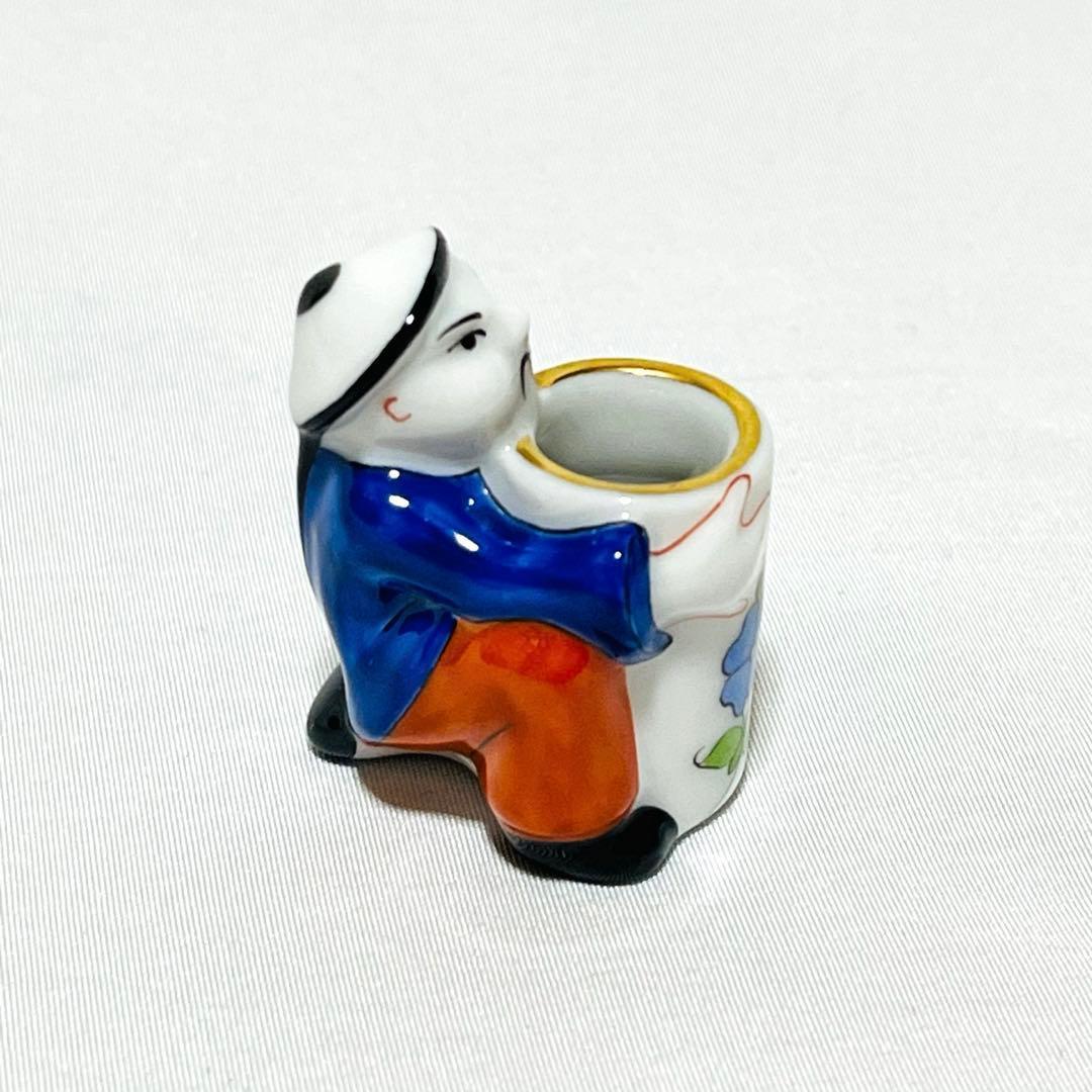 美品 ヘレンド シノワズリ マンダリン フィギュリン フラワー