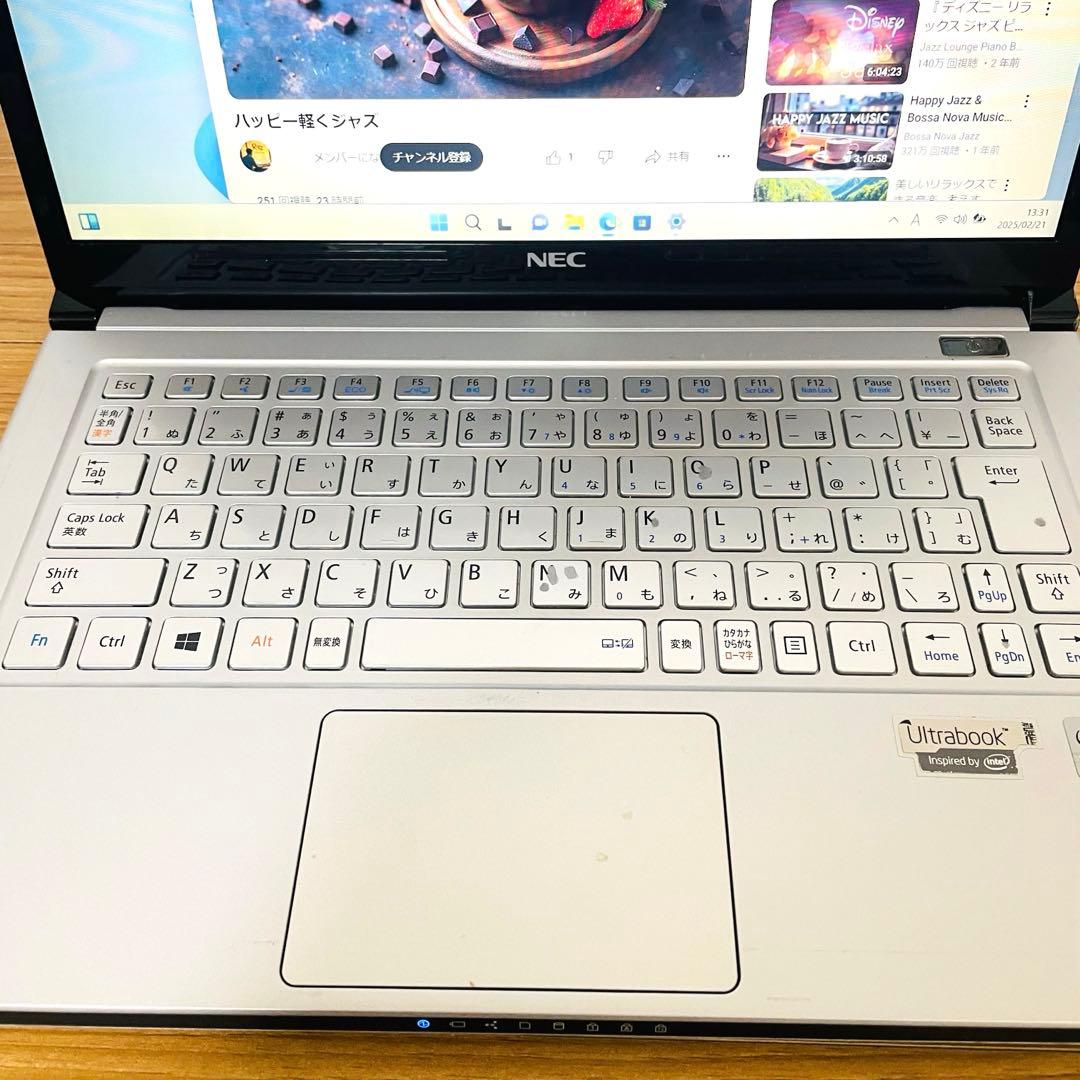 i5/SSD⭐️超薄型軽量865グラムNEC ノートパソコンwin11オフィス