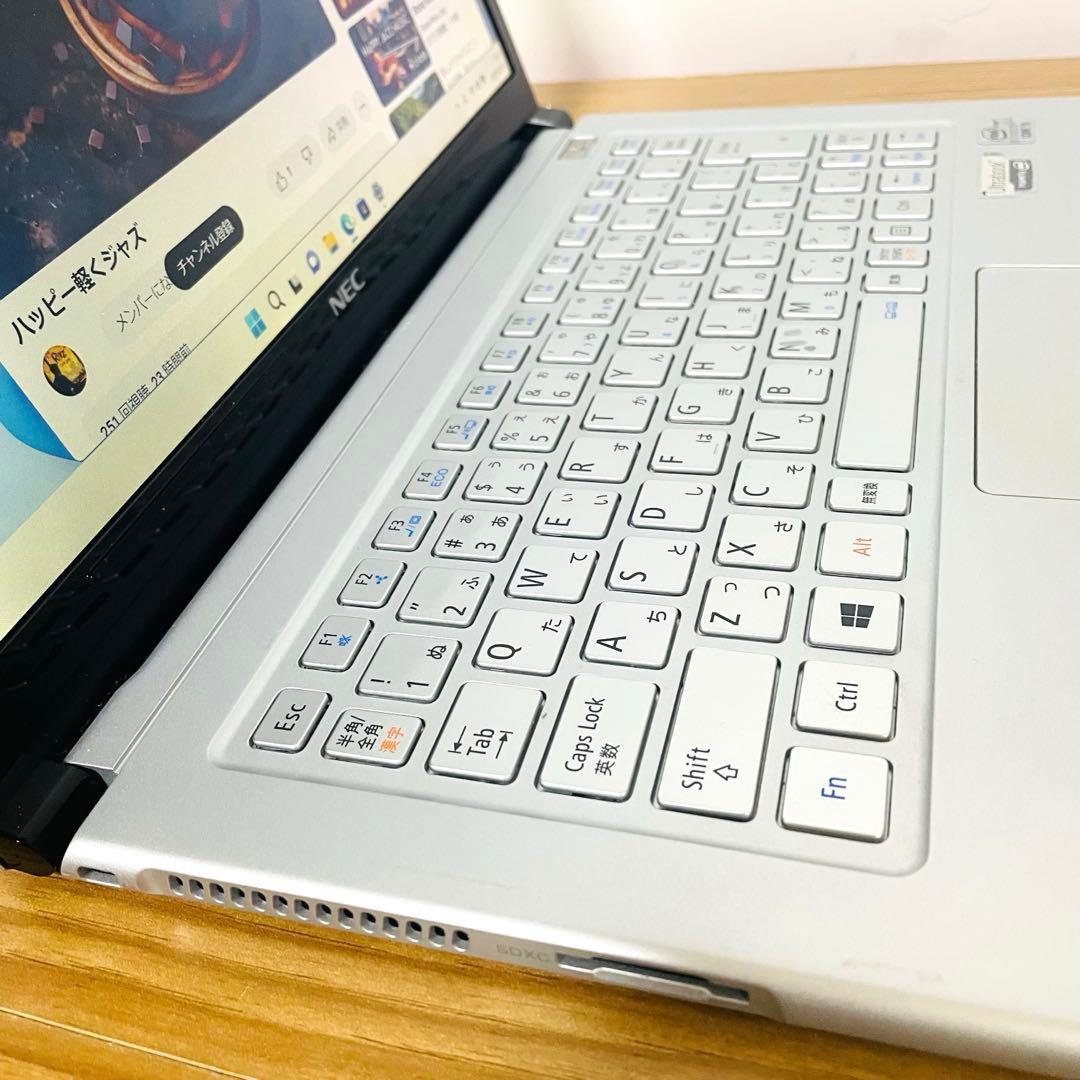 i5/SSD⭐️超薄型軽量865グラムNEC ノートパソコンwin11オフィス