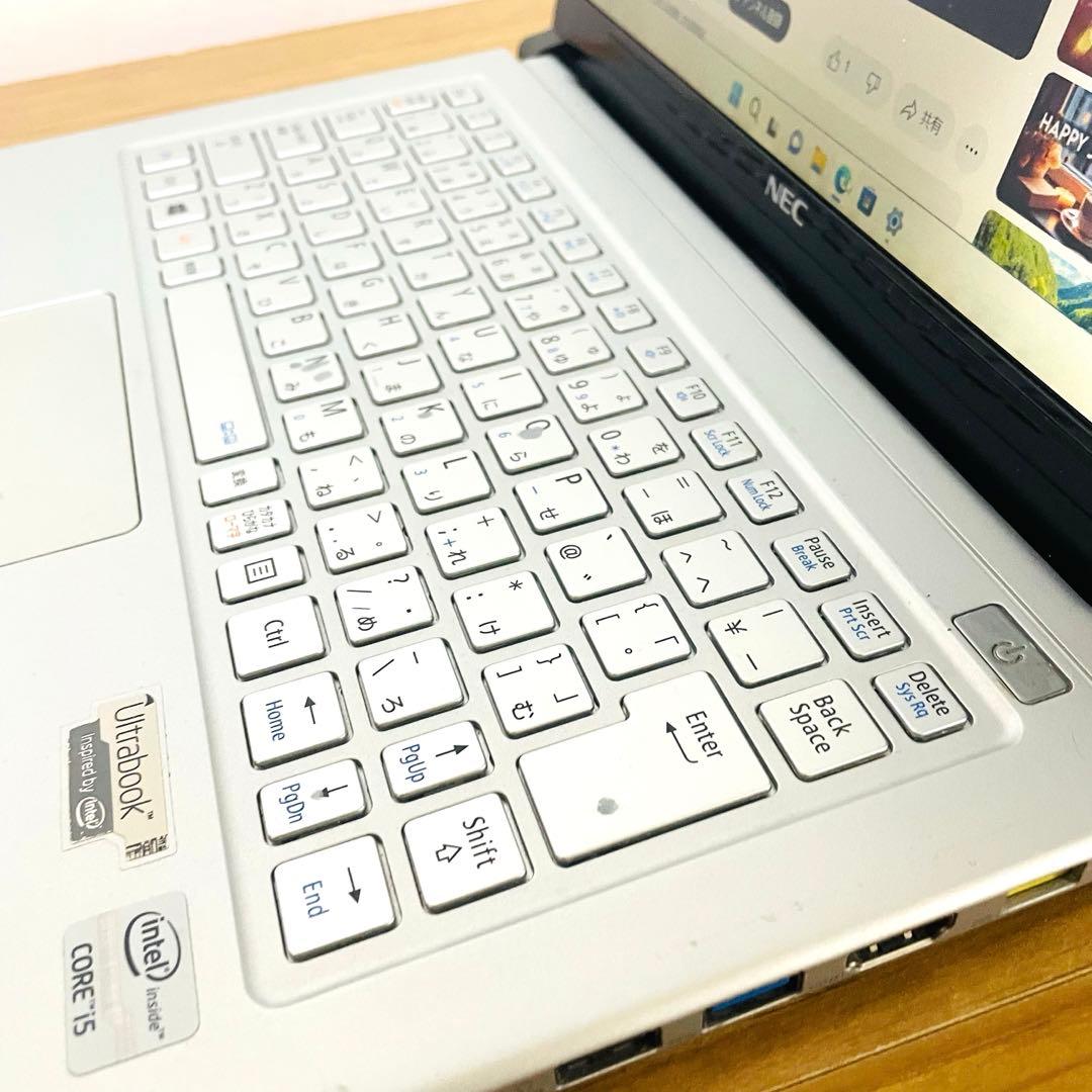 i5/SSD⭐️超薄型軽量865グラムNEC ノートパソコンwin11オフィス