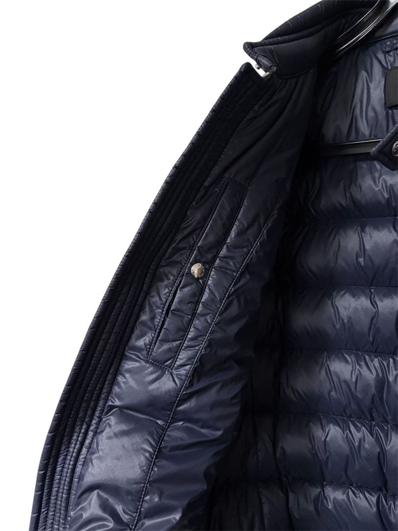 コミコミPRADA プラダ トライアングルロゴ バイカー ダウンジャケット