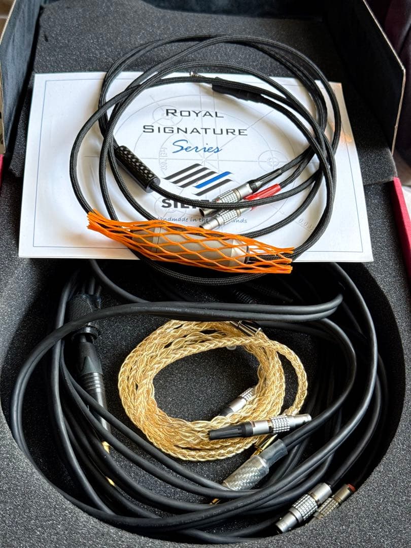 focal utopia ヘッドホン siltech リケーブルセット