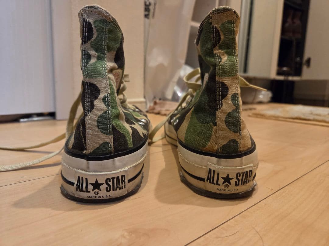 c*a様 CONVERSE ALL STAR 迷彩 ハイカットスニーカー　USA