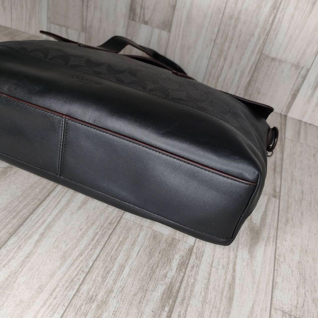 50 COACH コーチ　シグネチャー　2WAY ハンドバッグ　ショルダーバッグ