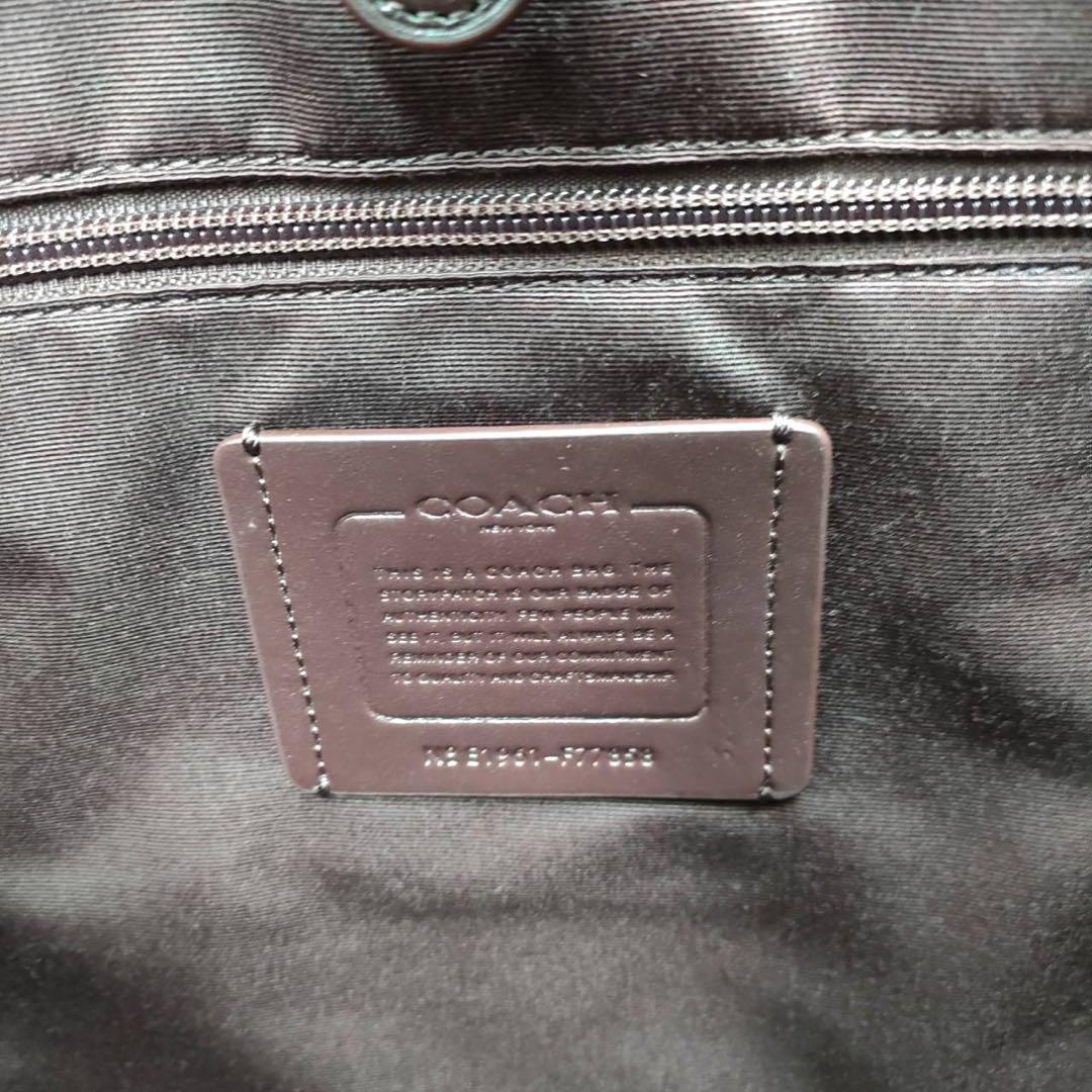 50 COACH コーチ　シグネチャー　2WAY ハンドバッグ　ショルダーバッグ