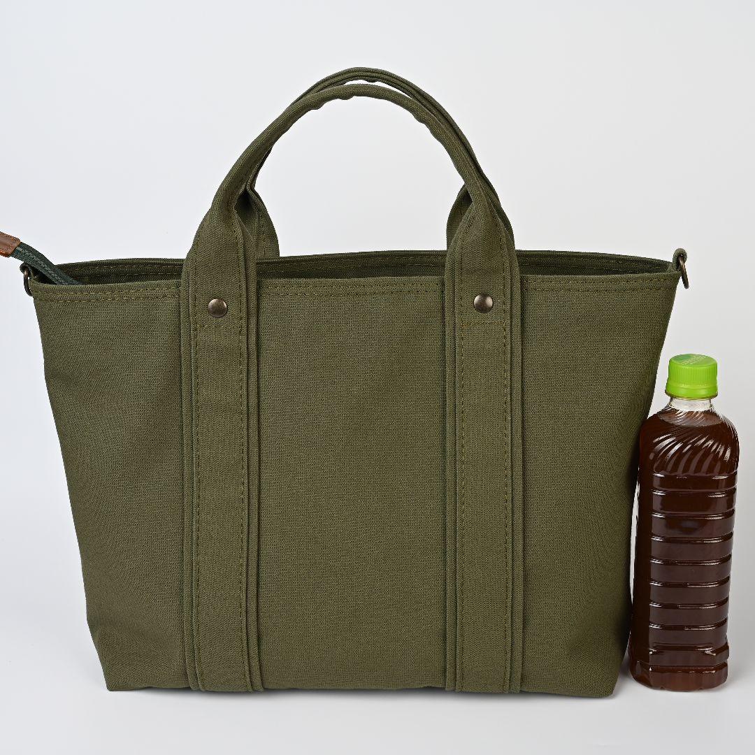 ハンドメイド 8号/11号×旧倉敷帆布×8番糸 スタンダードトート特大 付属品有