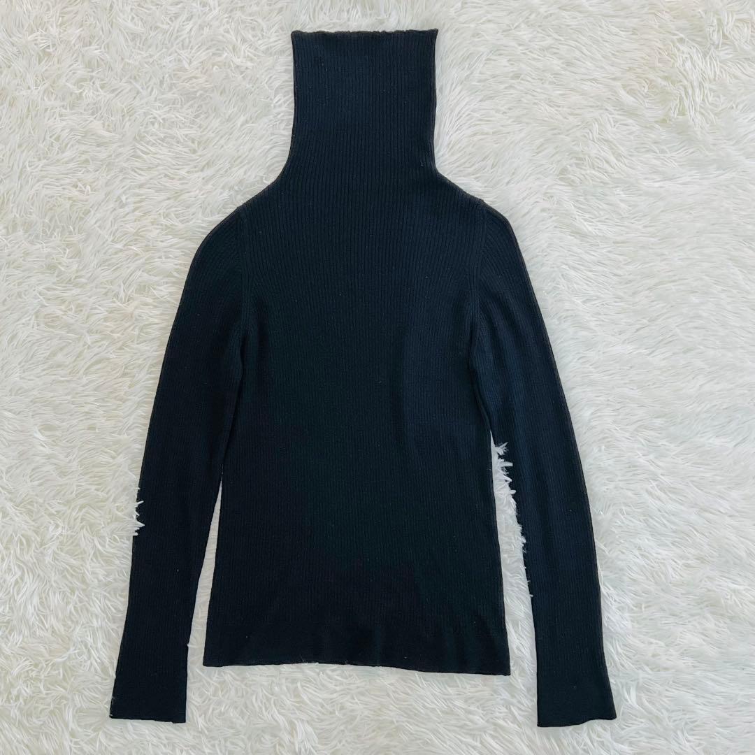 ジョンスメドレー　マーガレットハウエル　別注　タートルネック　黒