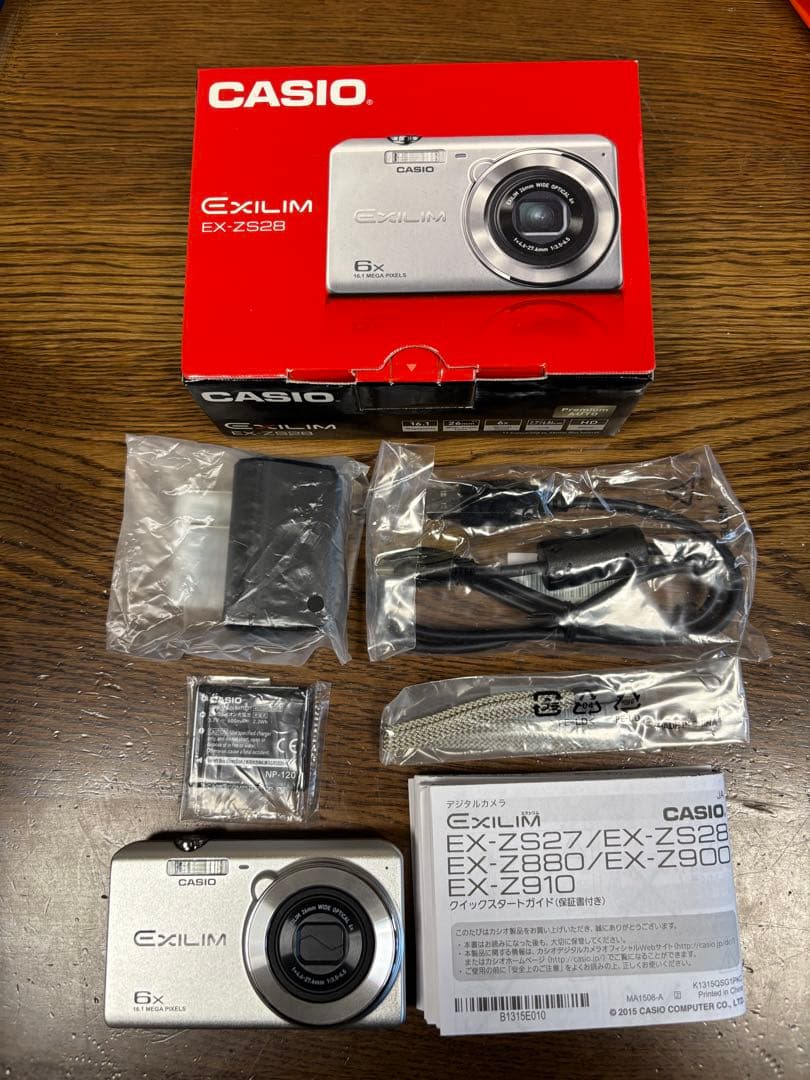 【ほぼ未使用】CASIO EXILIM EX-ZS28 16.1MP
