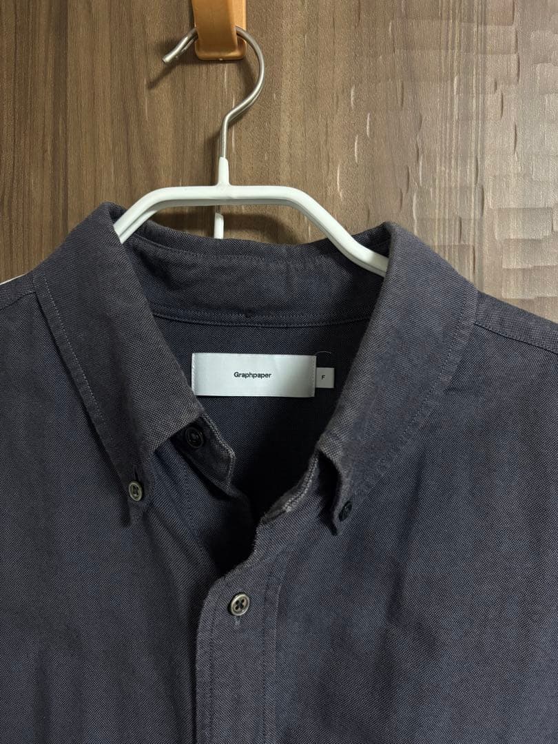 グラフペーパー Oxford Oversized L/S B.D Shirt