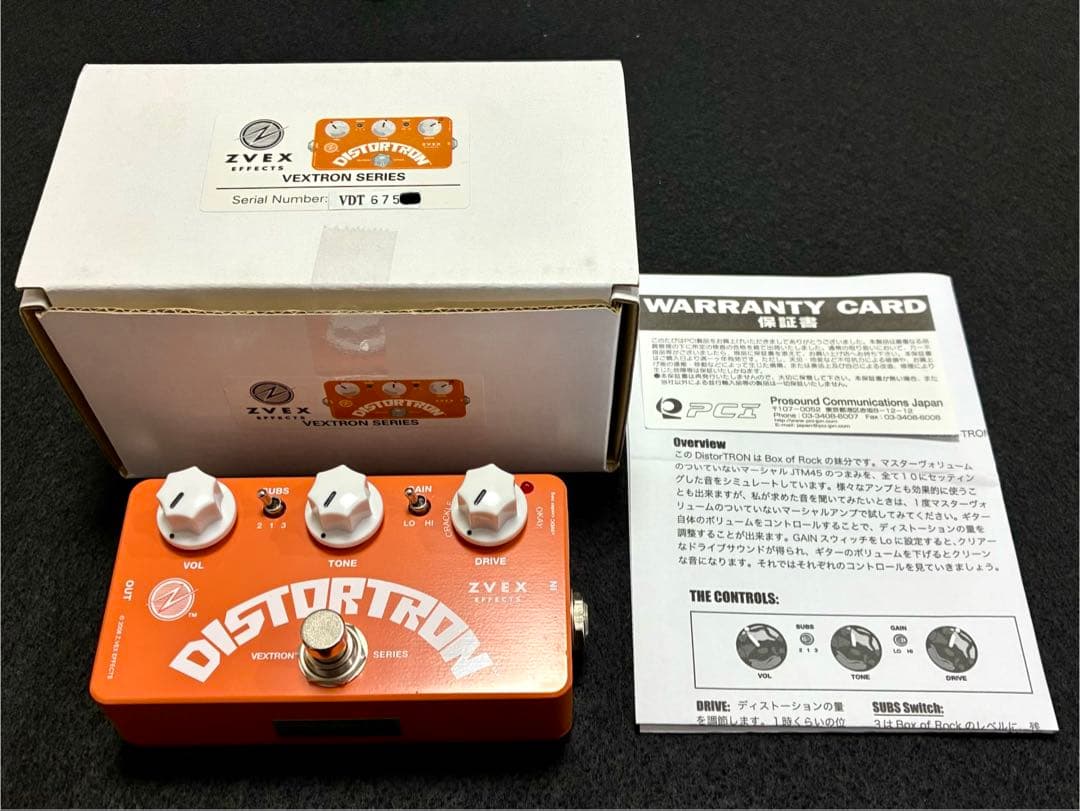 Z.VEX DISTORTRON マーシャル系【美品】正規品