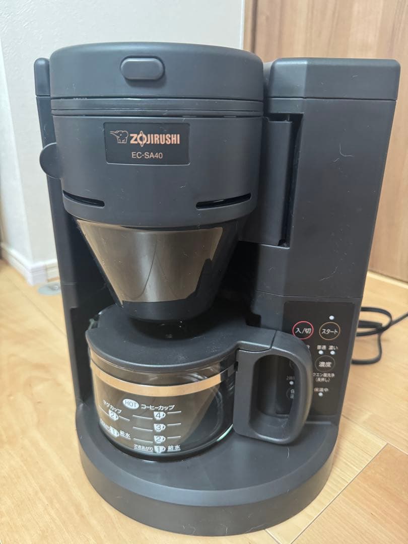 【使用1回・保証あり】象印 コーヒーメーカー 珈琲通 EC-SA40型 全自動