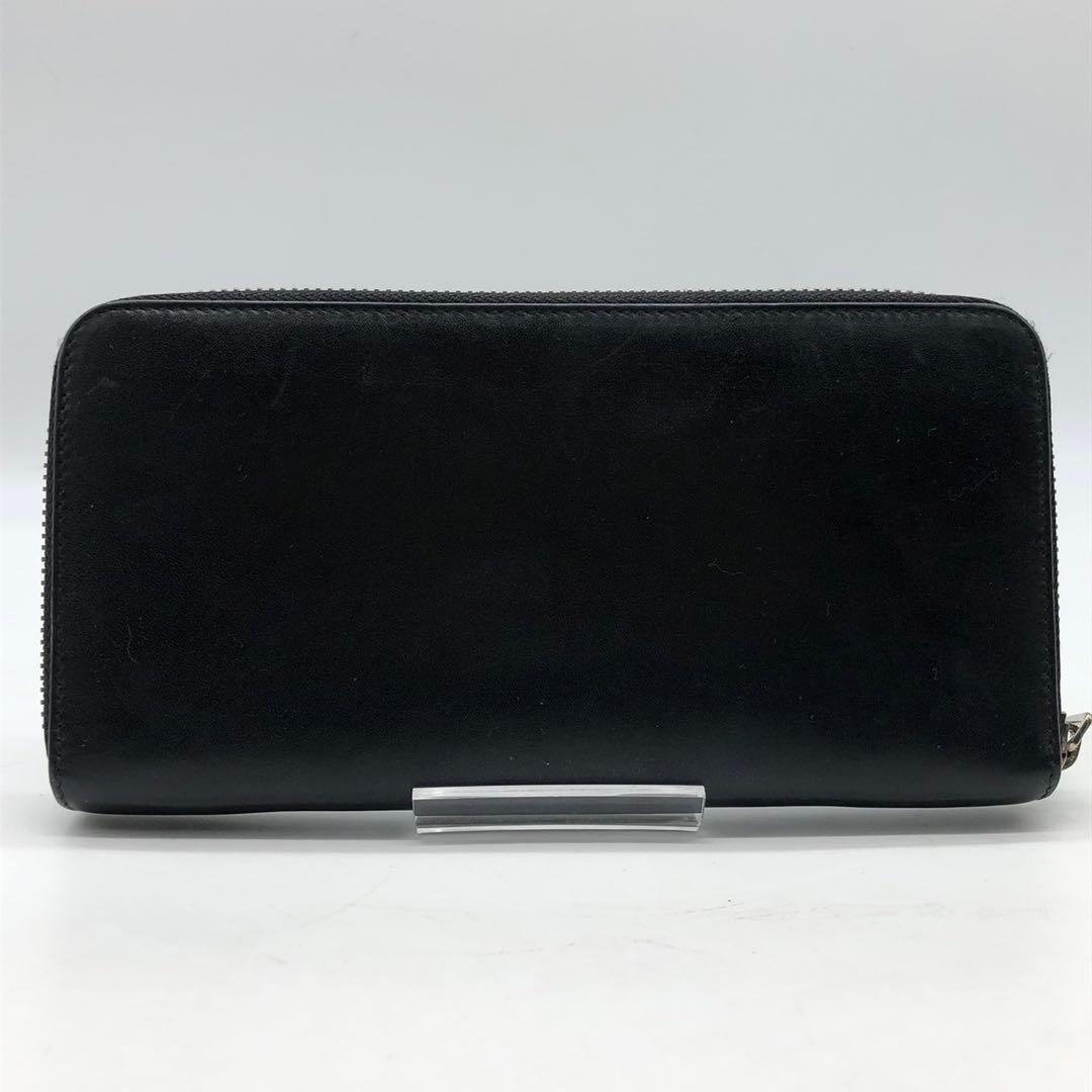 ✨美品✨LOEWE ロエベ 長財布 アナグラム ラウンドジップ レザー ブラック