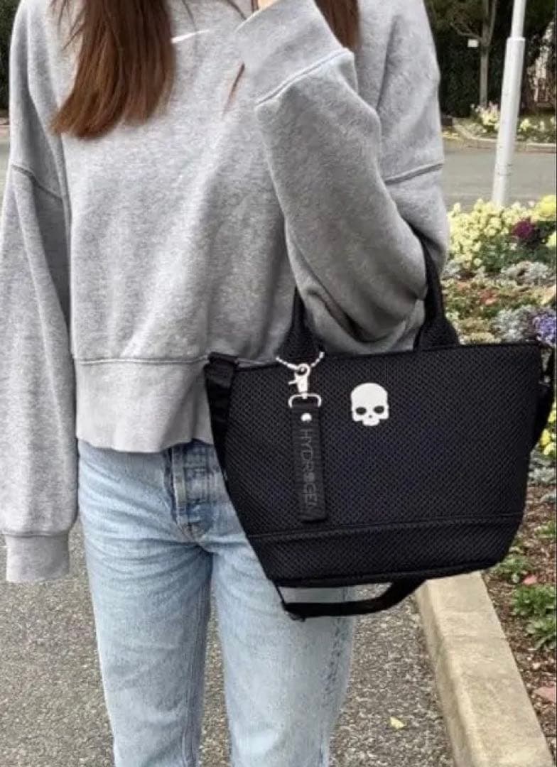 極美品✨HYDROGEN　2WAY ミニトート ショルダーバッグ 黒　自立