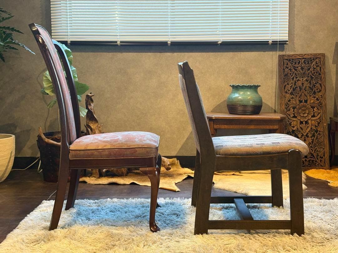 maruni マルニ　カリモク　ビンテージ　レトロ　チェア　2脚セット IZ