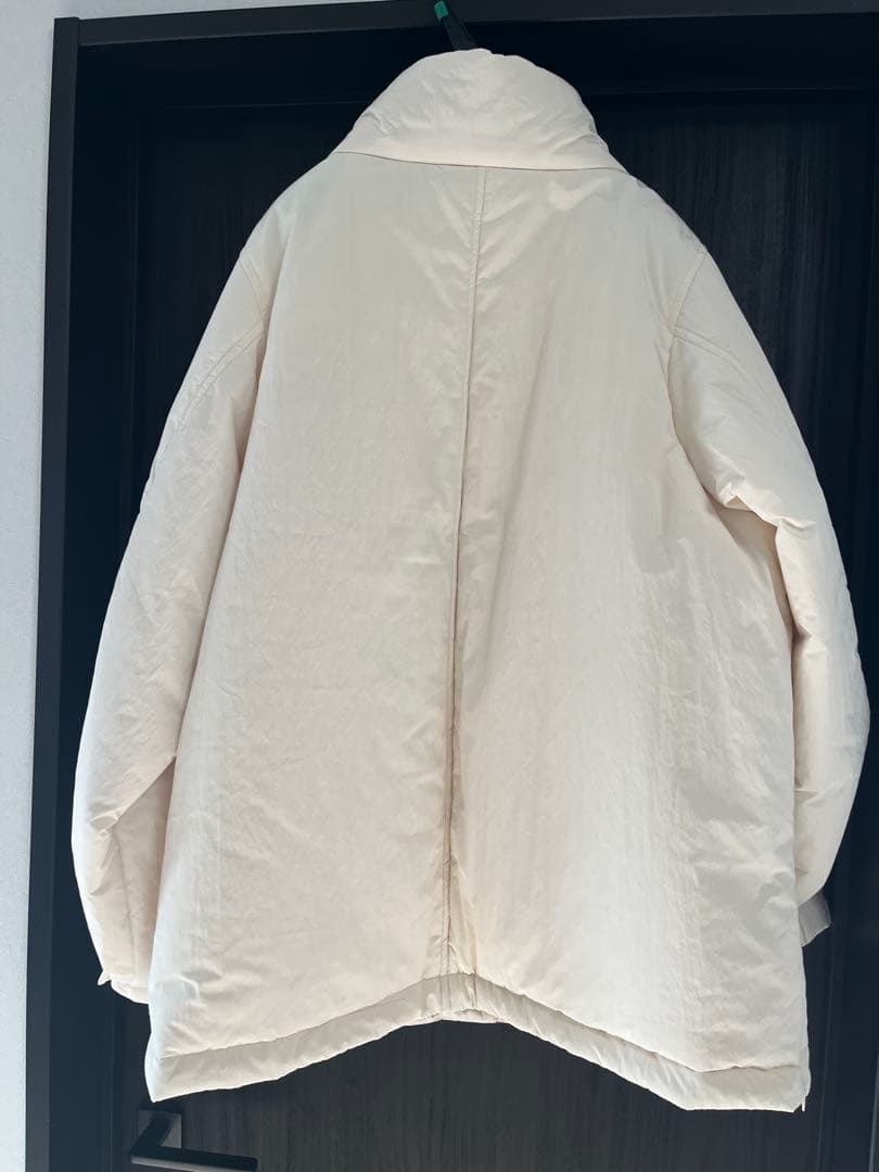 【1/31まで】crewre スタンドカラーダウンジャケット　エクリュ