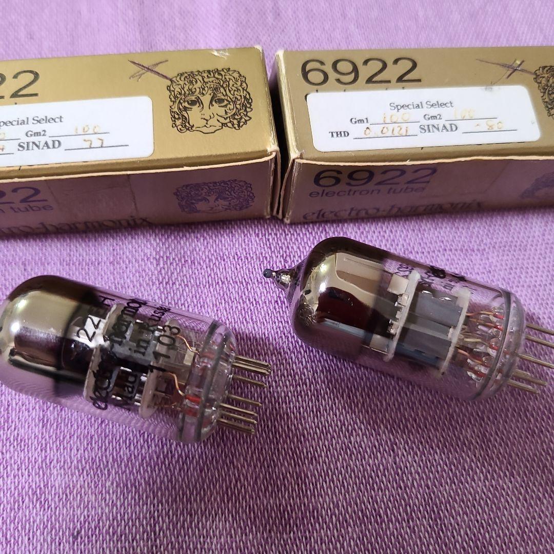 ☆Electro Harmonix 真空管☆6922マッチドペア☆