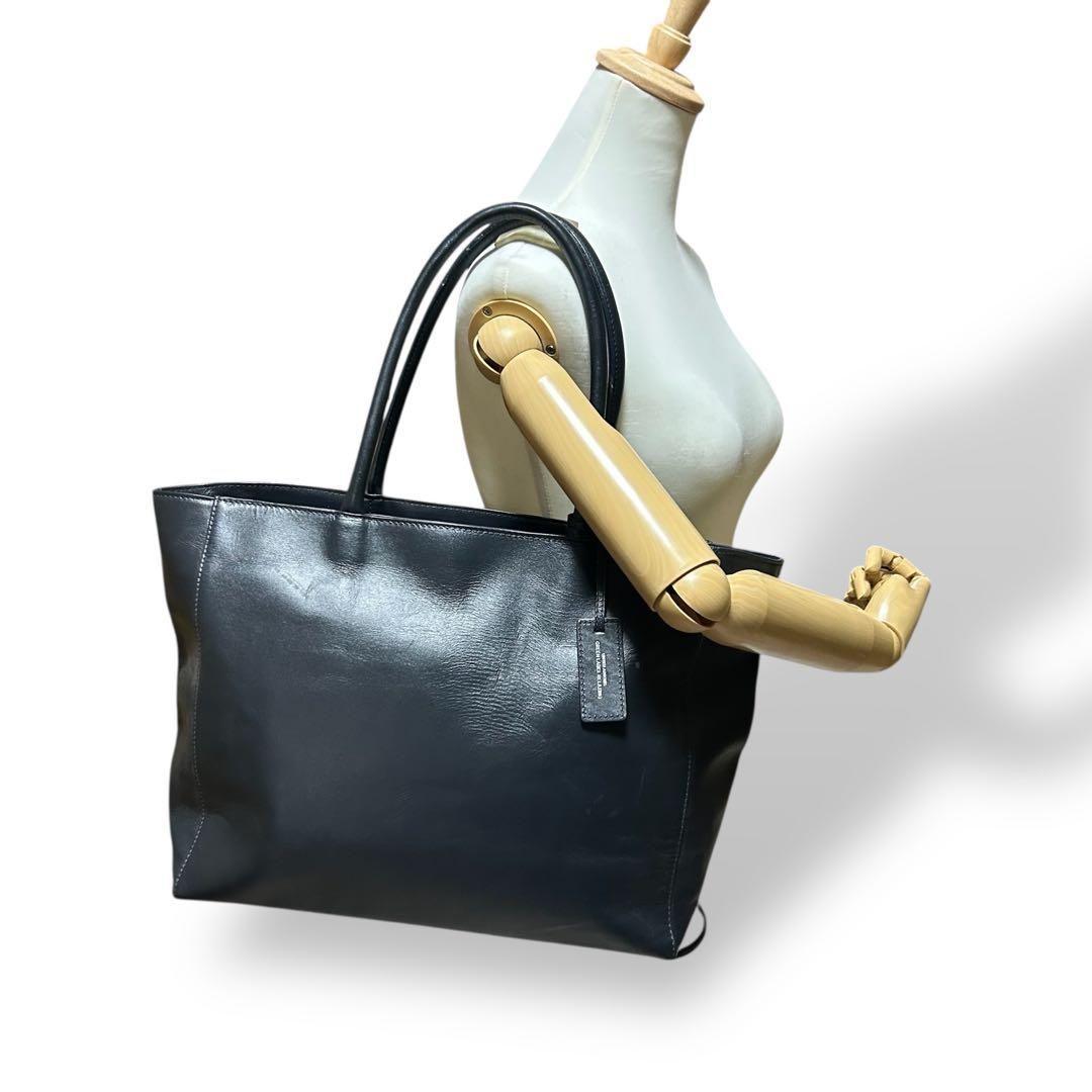 良品 1330 グリーンレーベルリラクシング トートバッグ レザー ネイビー