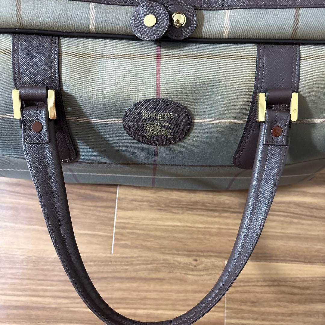 Burberrys チェック柄 ボストンバッグ