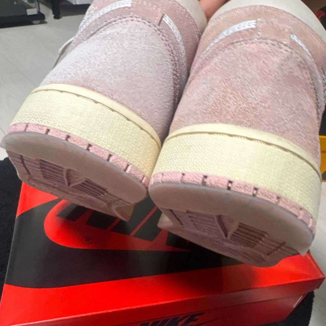 ナイキ ウィメンズ エアジョーダン1 レトロ ハイ OG ウォッシュドピンク