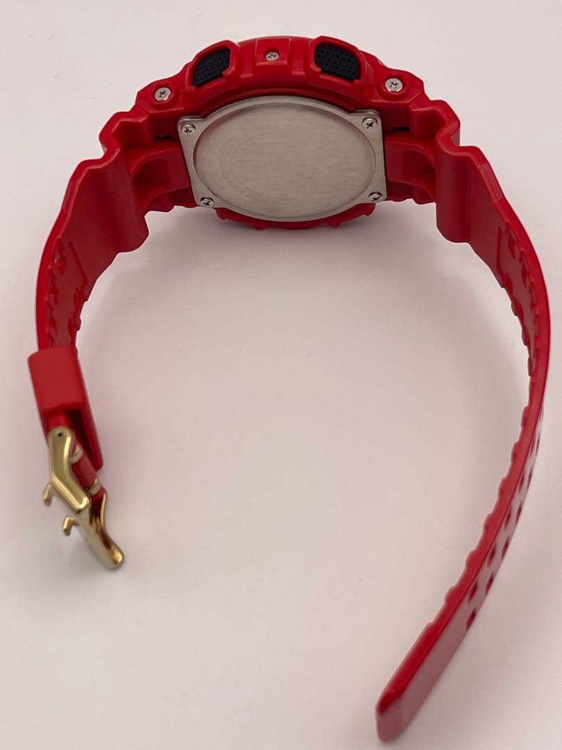 美品 G-SHOCK GA-100VLA-4AJF レッド ゴールド カシオ