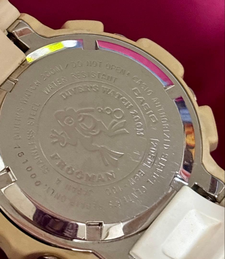 激レア★カシオ Baby-G フロッグマン BGW-100本体のみパールホワイト