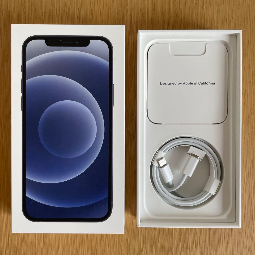 Apple　iPhone 12　Black　128GB　動作確認のみの使用