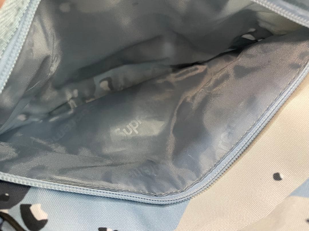 supreme シュプリーム　ショルダー　カモフラ　カモ柄　ブルー　ナイロン