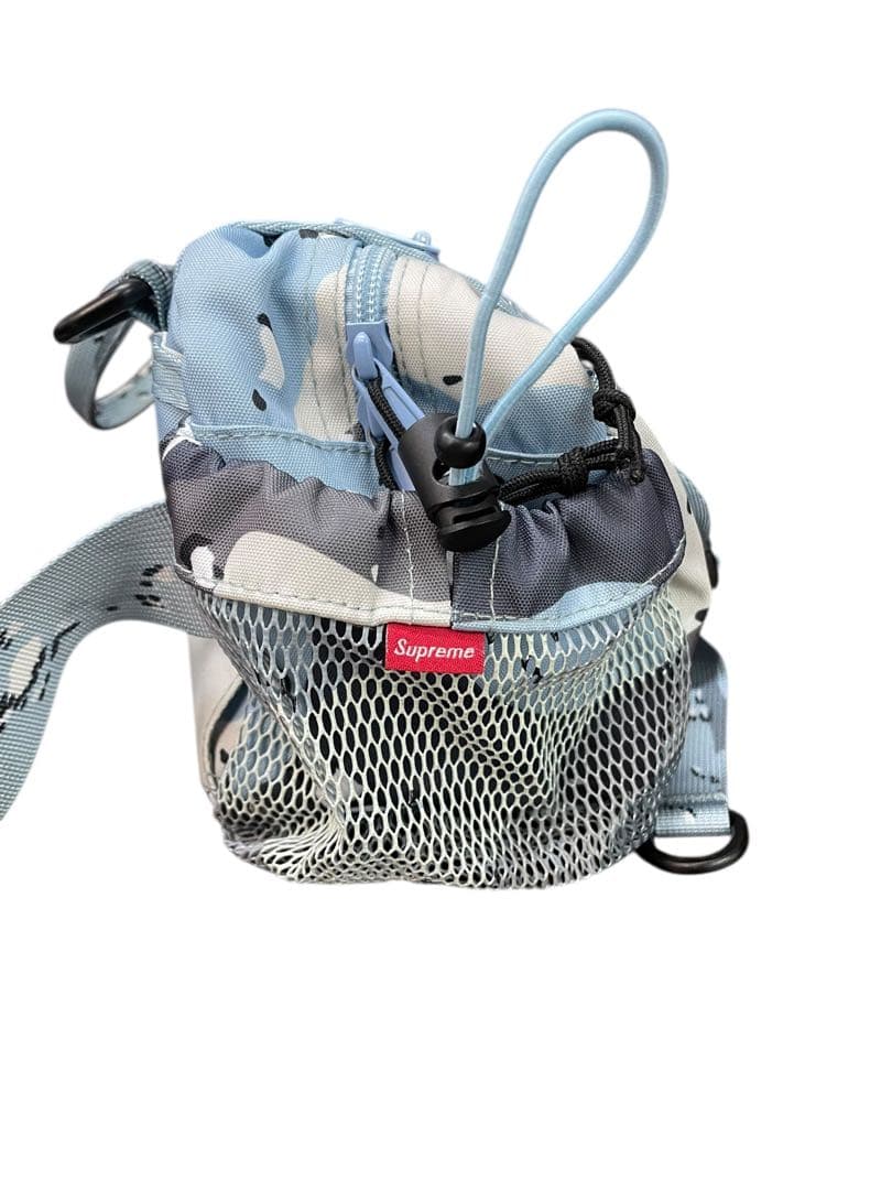 supreme シュプリーム　ショルダー　カモフラ　カモ柄　ブルー　ナイロン