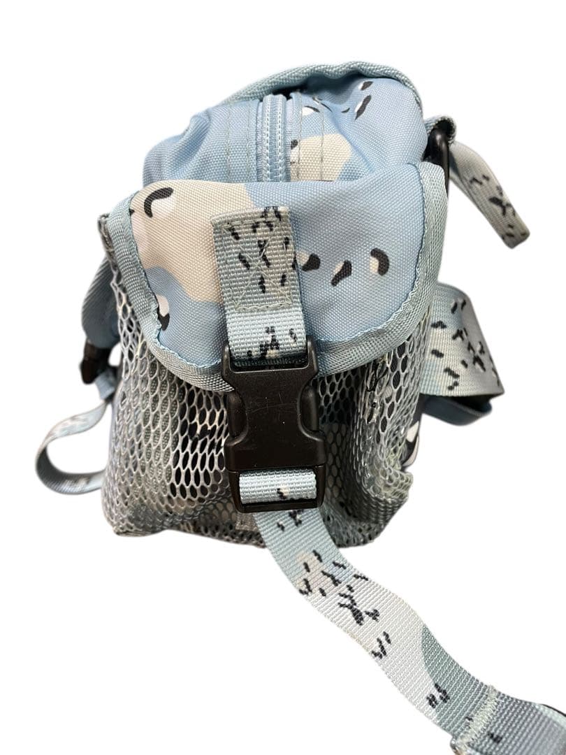 supreme シュプリーム　ショルダー　カモフラ　カモ柄　ブルー　ナイロン