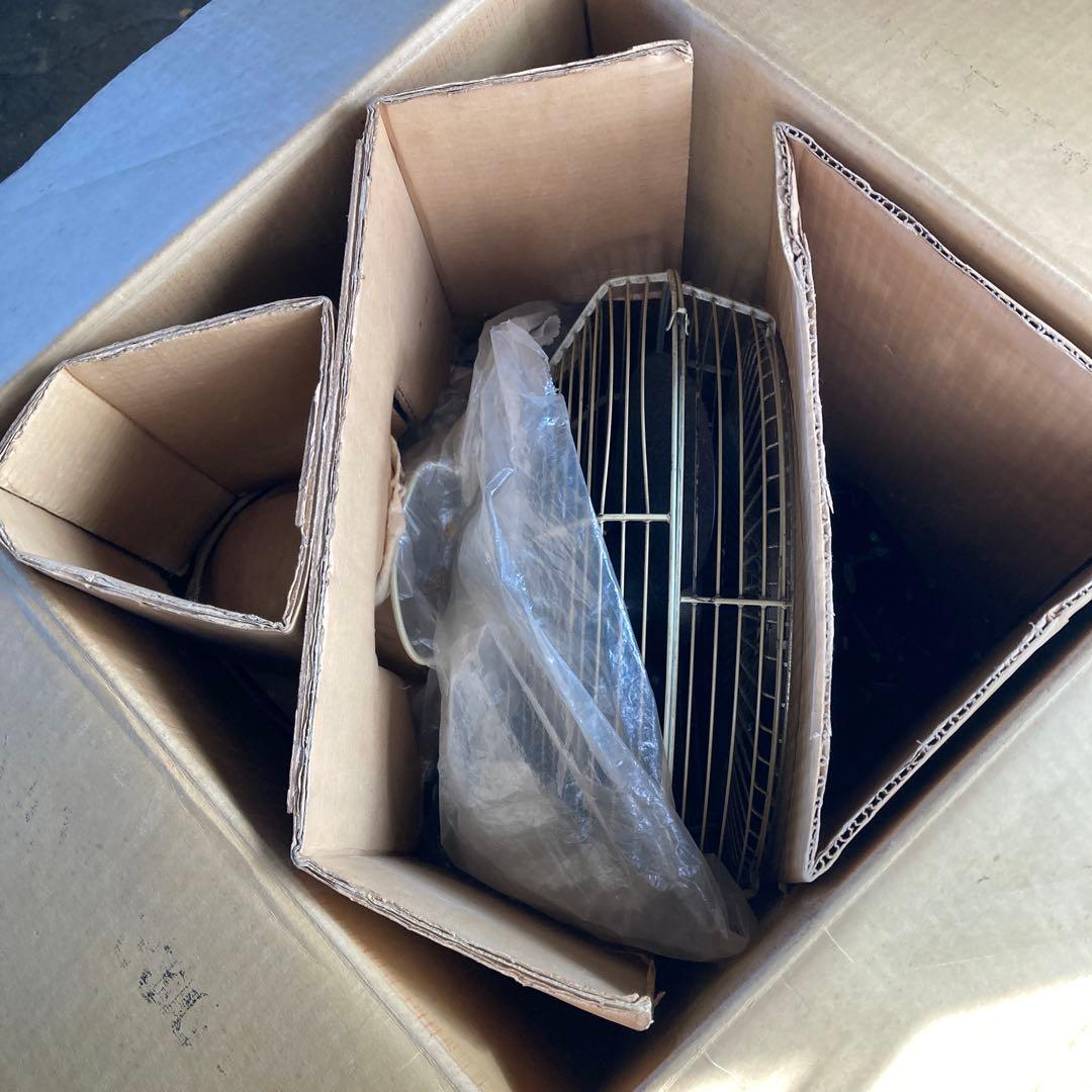 希少 箱付き 三菱 レトロ 扇風機 R30-W型 ブルー 30cm エースファン