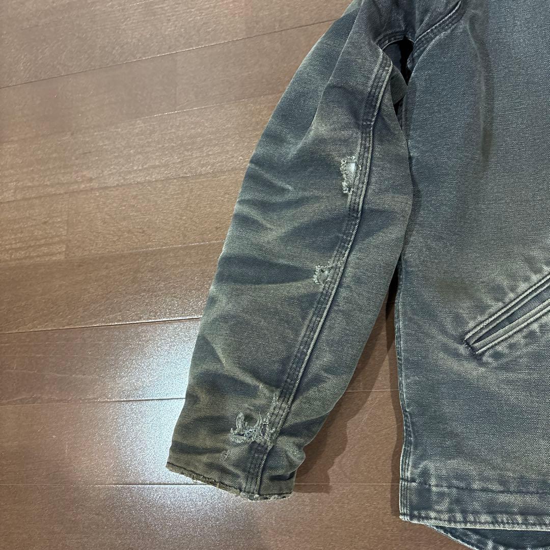 激シブ ビンテージ　デトロイトジャケット　ブラック黒　鬼フェード　ハチの巣　短丈