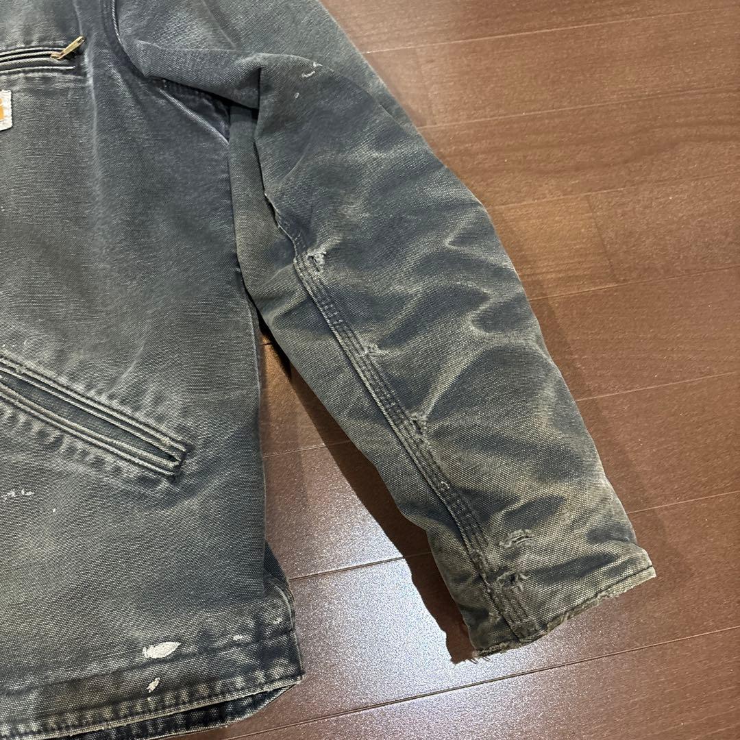 激シブ ビンテージ　デトロイトジャケット　ブラック黒　鬼フェード　ハチの巣　短丈