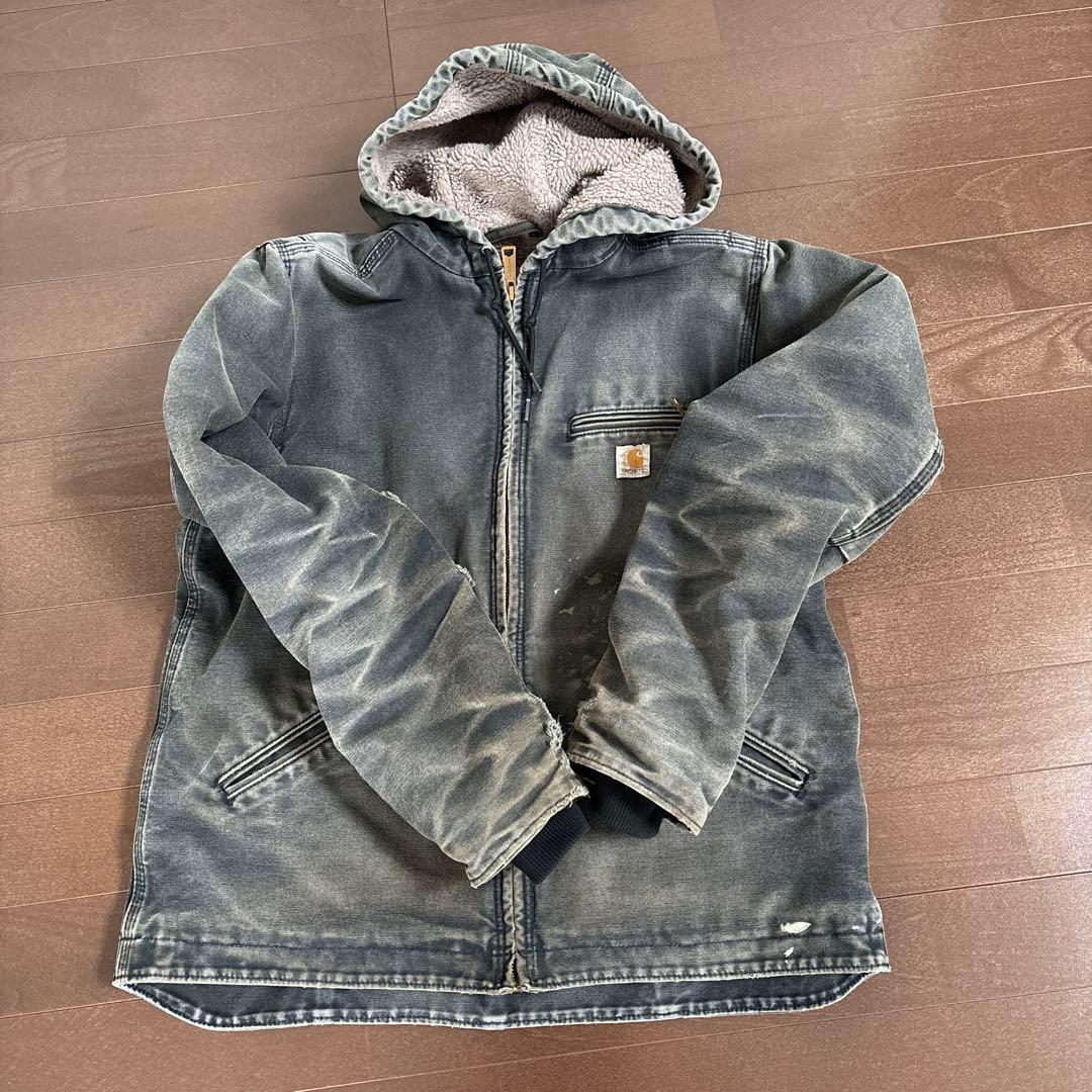 激シブ ビンテージ　デトロイトジャケット　ブラック黒　鬼フェード　ハチの巣　短丈