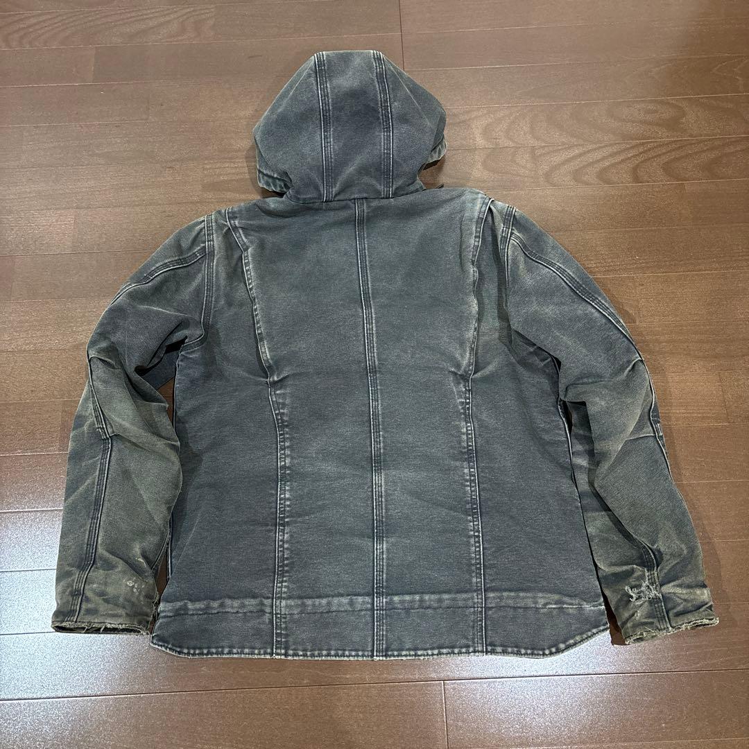 激シブ ビンテージ　デトロイトジャケット　ブラック黒　鬼フェード　ハチの巣　短丈