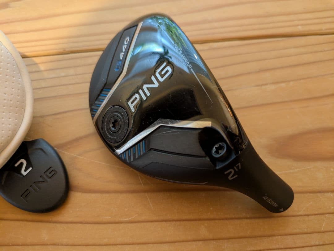 送料無料！美品　PING G440 2番　17°　ヘッドのみ ヘッドカバー付き