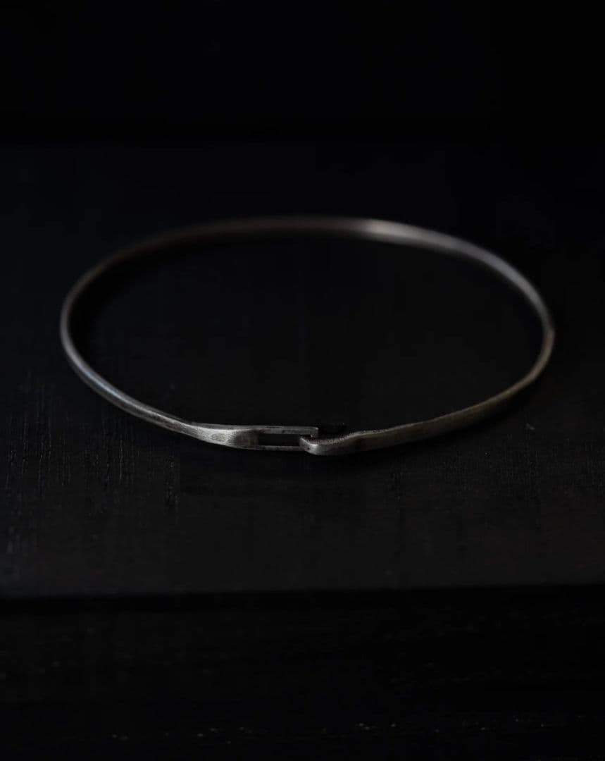 PRY シュウト Silver Hook Bangle 【narrow】