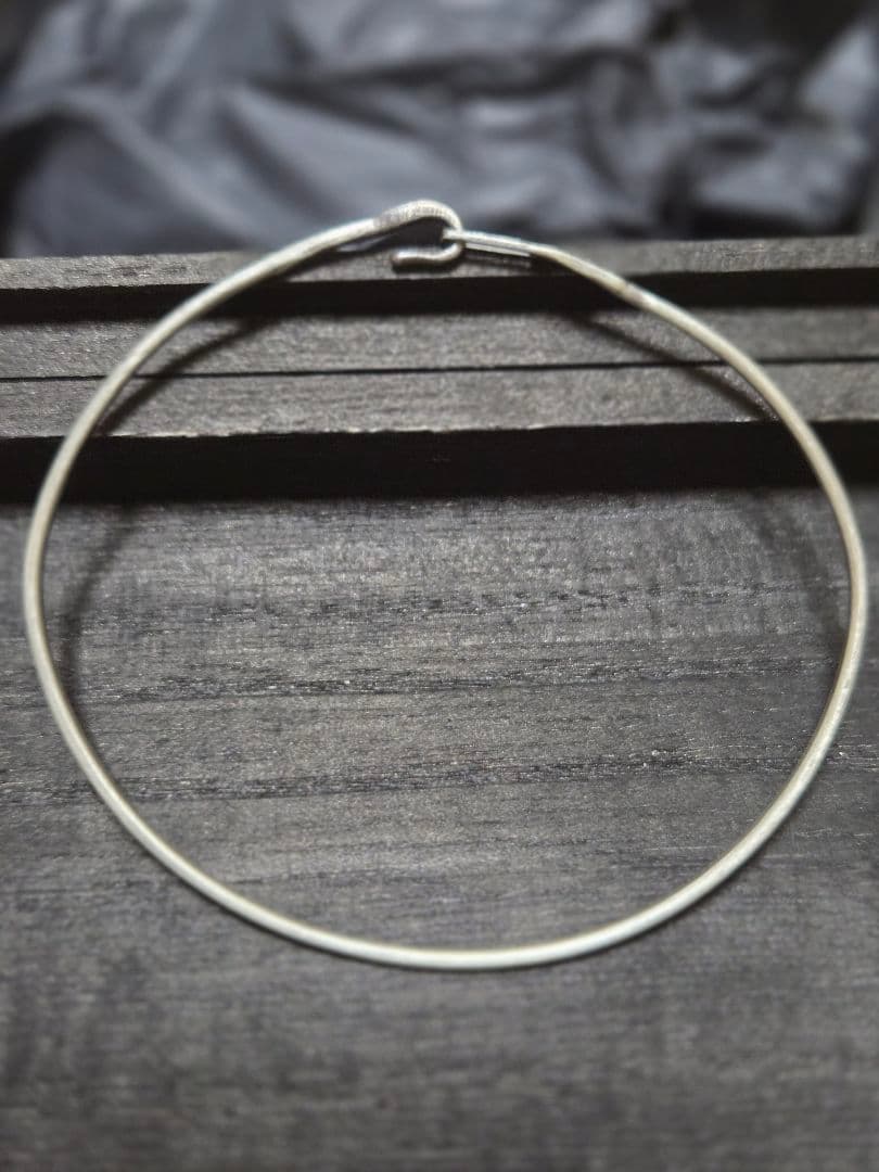 PRY シュウト Silver Hook Bangle 【narrow】