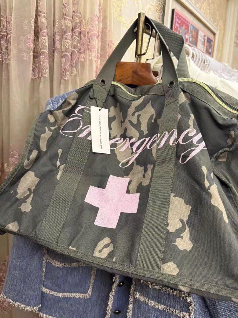 Sculptor 迷彩柄エコバッグ Emergency