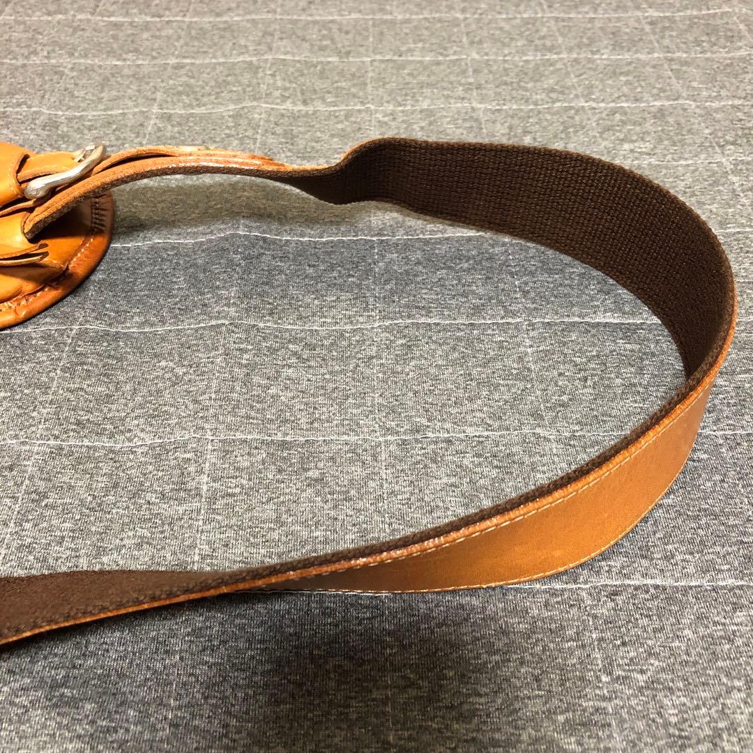 b3Labo 廃版 ボディバッグ 栃木レザー ヌメ革