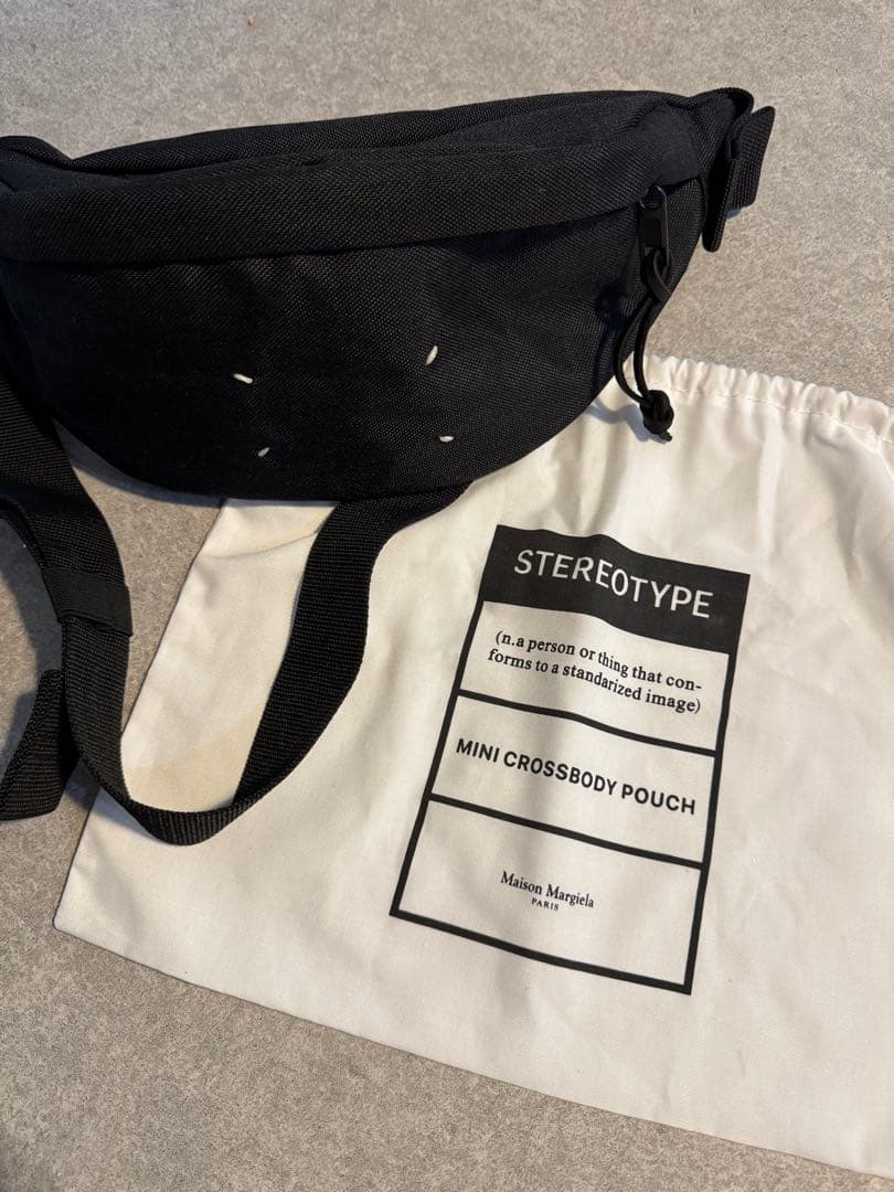 Maison Margiela ミニクロスボディポーチ ブラック